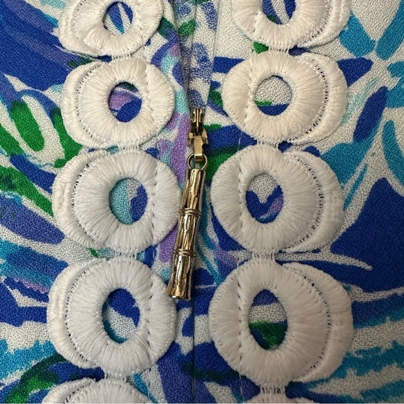 Lilly Pulitzer Blue and White Mini Dress - Picture 5 of 8